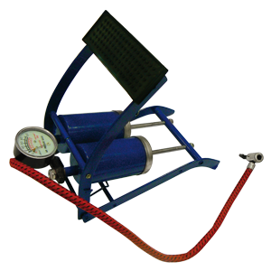 INFLADOR A PEDAL C/MANOM 2 PISTONES
