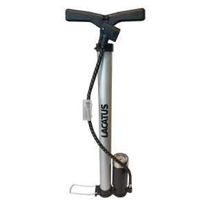 INFLADOR PIE TUBO ALTO C/BOMBA-MANO