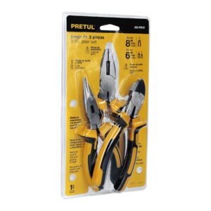 PRETUL JGO.PINZAS Y ALICATES 3 PZS