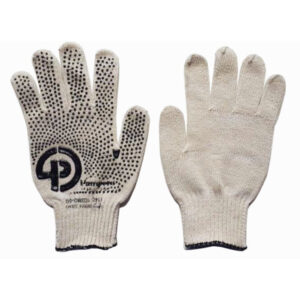 GUANTE JERSEY MOTEADO BLANCO/GRIS