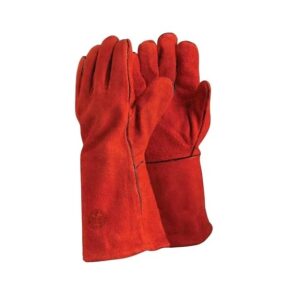 GUANTE DESCARNE SOLDADOR ROJO LARGO